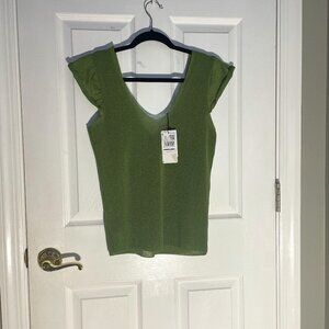 Mango knit top